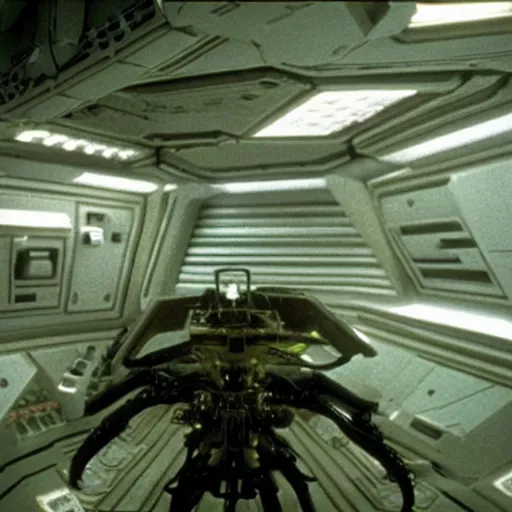 Image similar to external view of the Nostromo spaceship of the Alien movie