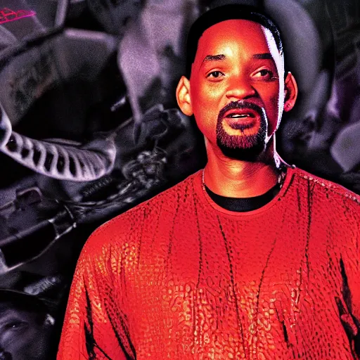 Image similar to Will Smith playing blade Digital art 4K detail