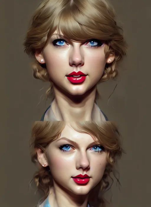 Image similar to taylor swift, evangelion, au naturel, hyper detailed, digital art, trending in artstation, cinematic lighting, studio quality, smooth render, frostbite 3 engine rendered, art style by klimt and nixeu and ian sprigger and wlop and krenz cushart