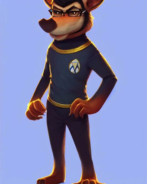 Image similar to character concept art of a handsome male anthropomorphic spock furry | | cute - fine - face, pretty face, key visual, realistic shaded perfect face, fine details by stanley artgerm lau, wlop, rossdraws, james jean, andrei riabovitchev, marc simonetti, and sakimichan, trending on artstation