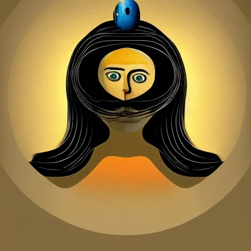 Image similar to An emoji by Salvador Dali, beautiful aesthetic, trending on behance, digital illustration, custom brush, good art, perception of value, high detail