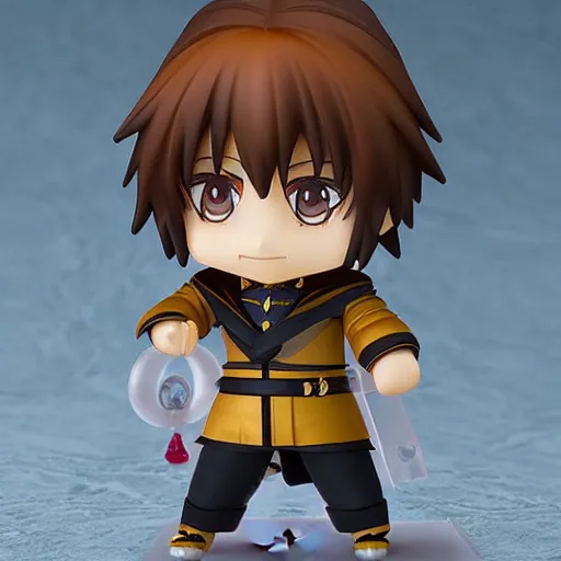 Image similar to wizard in the style of nendoroid and chibi