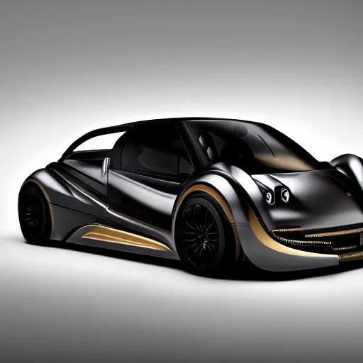 Prompt: a minivan designed by pagani, concept car, highly detailed, 8 k, sharp focus, depth of field, finely detailed car, high contrast, close up shot,