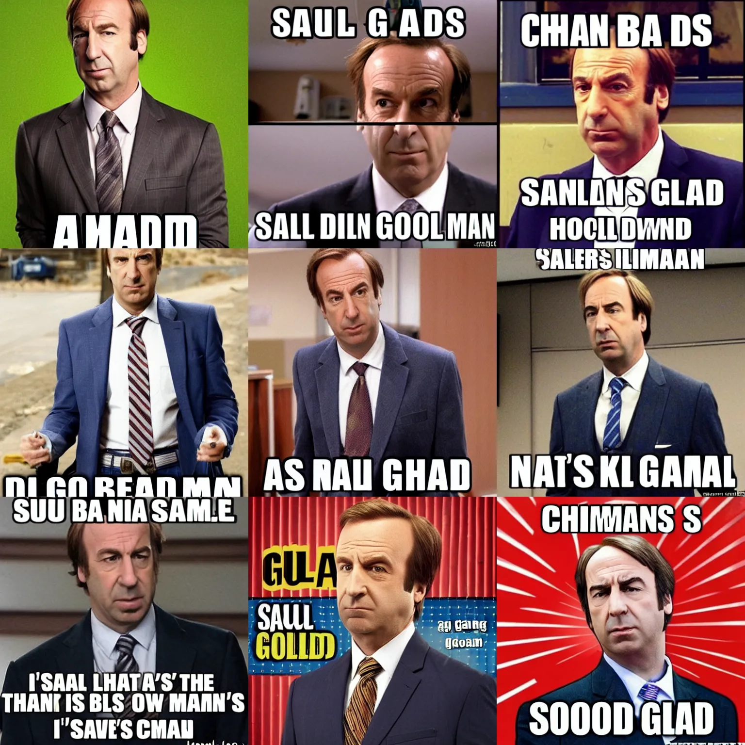 Prompt: saul goodman but change the name to it's all good man