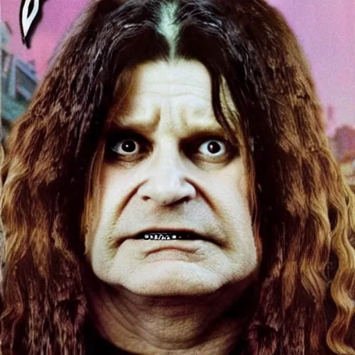 Image similar to Ozzy Osbourne as a Marvel Villian character,realistic,real photo