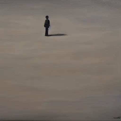 Image similar to loneliness, no people, modern painting