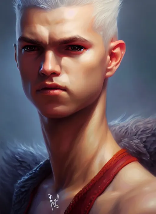 Prompt: a _ fantasy _ style _ portrait _ painting _ of baby drago _ painting _ unreal _ 5 _ daz. _ rpg _ portrait _ extremely _ detailed _ artgerm _ greg _ rutkowski _ greg