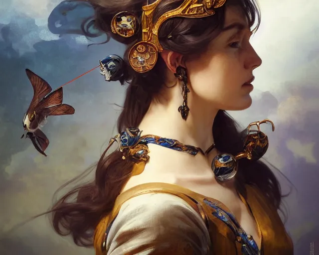 Image similar to photography of jan van kessel the elder, deep focus, d & d, fantasy, intricate, elegant, highly detailed, digital painting, artstation, concept art, matte, sharp focus, illustration, hearthstone, art by artgerm and greg rutkowski and alphonse mucha