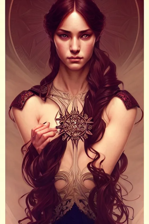 Prompt: symmetry!! intense fanart of adriana as acotar protagonist, intricate, elegant, highly detailed, my rendition, digital painting, artstation, concept art, smooth, sharp focus, illustration, art by artgerm and greg rutkowski and alphonse mucha