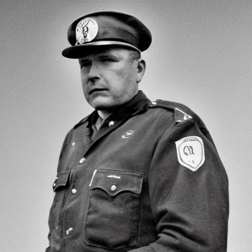 Prompt: a portrait of a combine civil protection guard