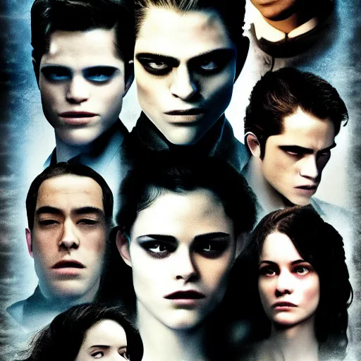 Prompt: francis ford coppola's version of the twilight movie, official poster, high quality