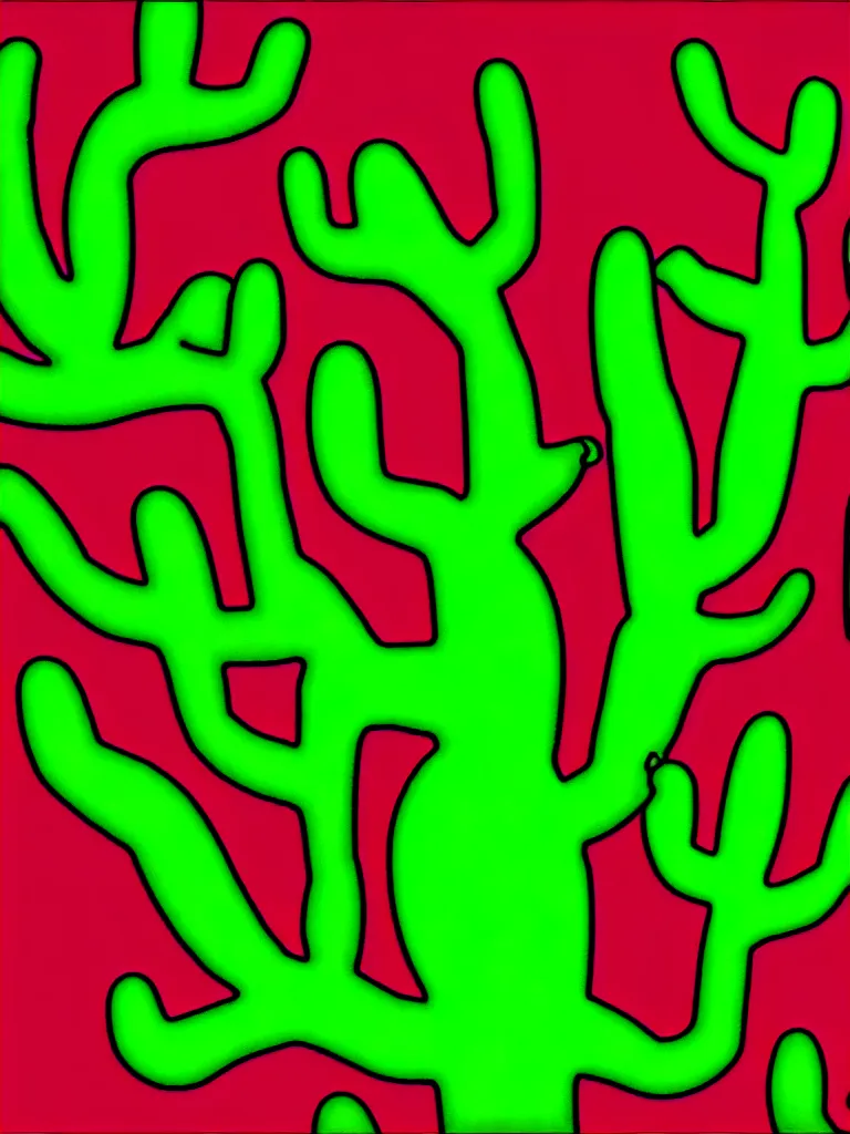 Image similar to Psychedelic Cactus Creature animation by Rob Zombie