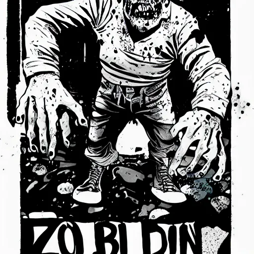 Image similar to zombie by robert kirkman