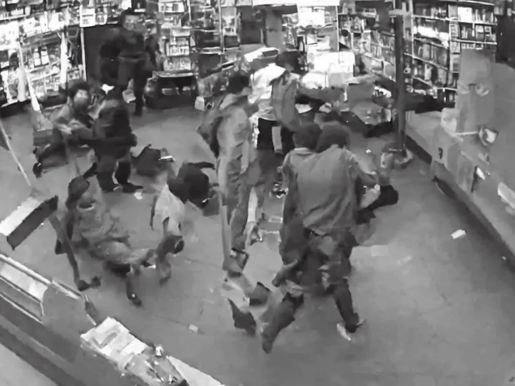 Prompt: jesus christ caught on cctv camera robbing store, trending on youtube