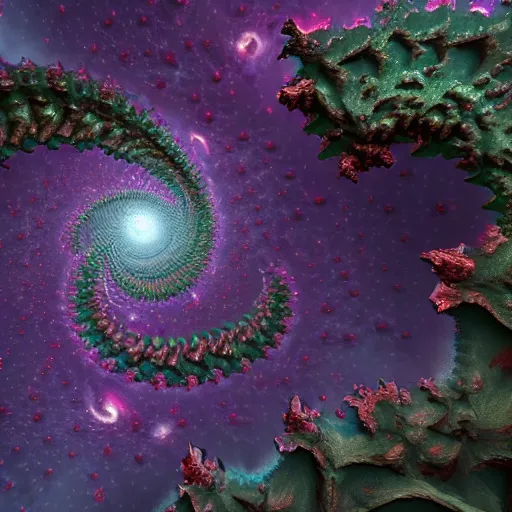 Image similar to fractal, 8k, universe, unreal engine 5, highly detailed