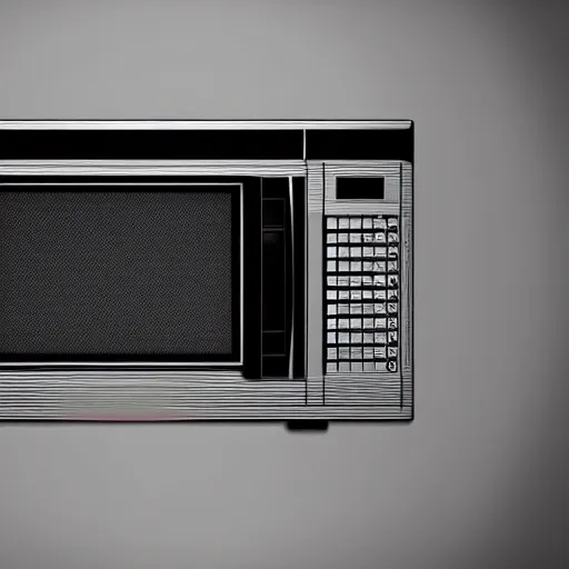 Prompt: a microwave with a tv screen covered in static, intricate, highly detailed, digital painting, artstation, concept art, smooth, sharp focus, illustration, unreal engine 5, 8 k