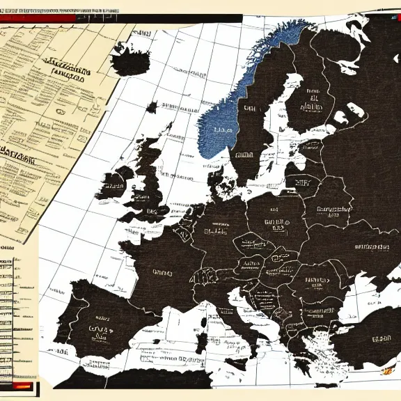 Image similar to Modern world map, but with Europe missing