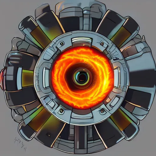 Prompt: nuclear fusion reactor, cartoon style, artstation, highly detailed