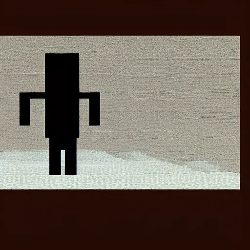 Prompt: 35mm photo of an enderman