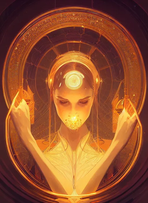 Image similar to symmetry!! water, glowing lights!! intricate elegant, highly detailed, digital painting, artstation, concept art, smooth, sharp focus, illustration, art by artgerm and greg rutkowski and alphonse mucha