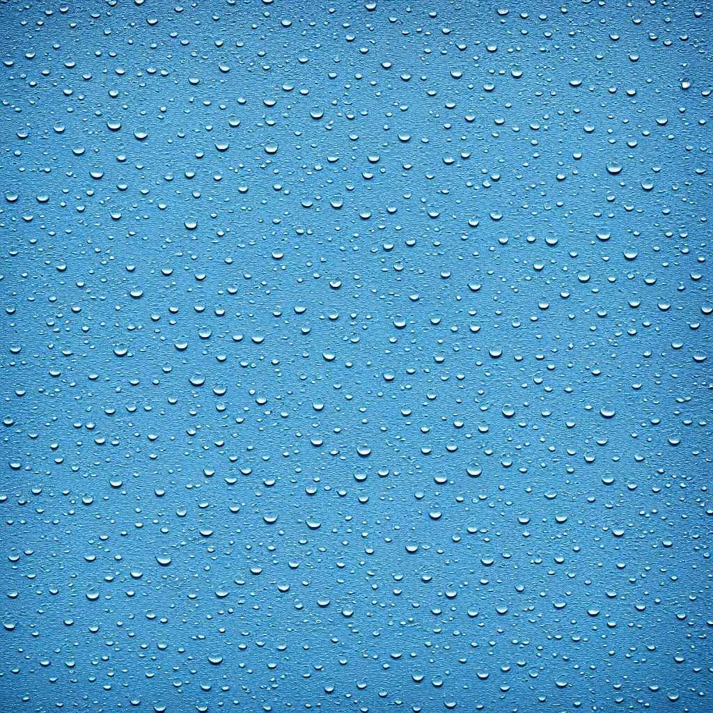 Image similar to raindrop texture on blue wall, 8k