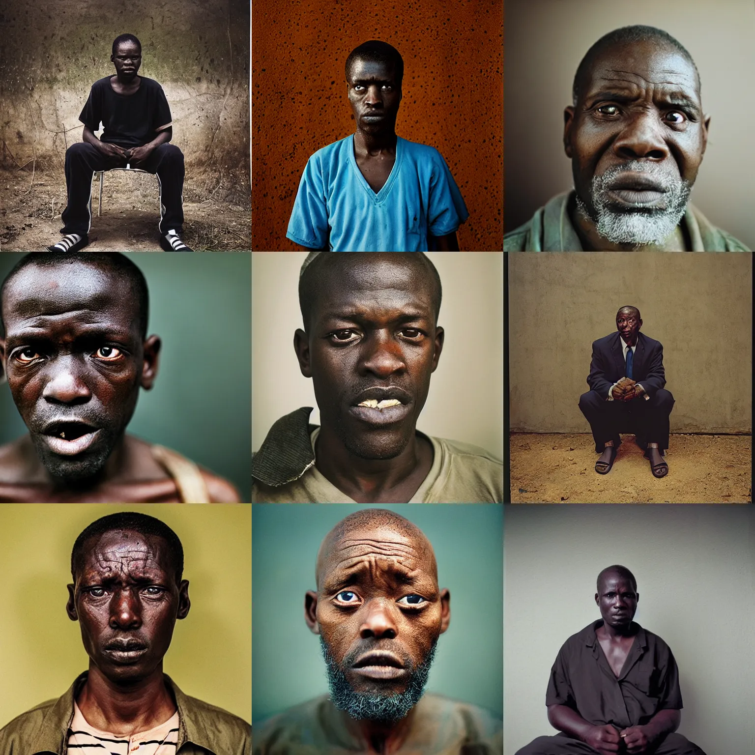 Prompt: portrait photo of a man by Pieter Hugo