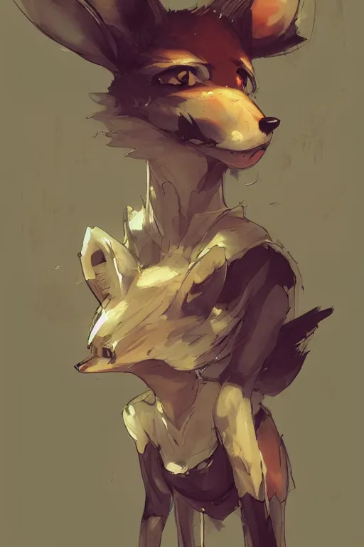 Image similar to a fox fursona, trending on artstation, by kawacy, furry art, digital art, art by dustin nguyen akihiko yoshida greg tocchini