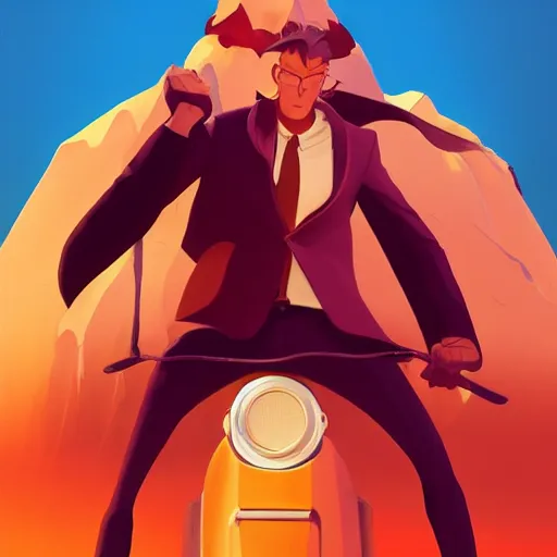 Prompt: face icon stylized minimalist the new adventures of johnny quest, loftis, cory behance hd by jesper ejsing, by rhads, makoto shinkai and lois van baarle, ilya kuvshinov, rossdraws global illumination