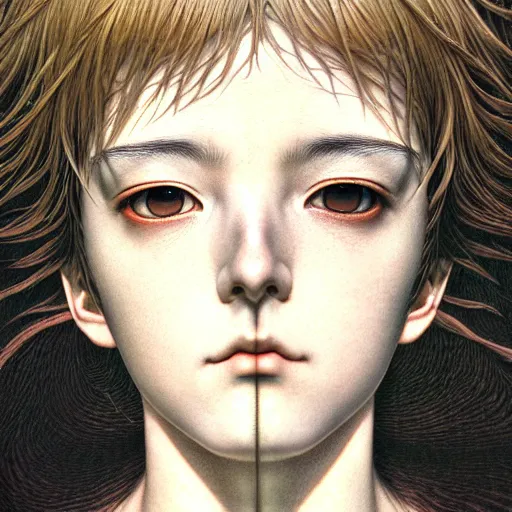 Image similar to prompt : hyperrealist photorealistic 3 d render of persona soft light portrait by takato yamamoto, inspired by fables, realistic face, smooth face feature, intricate oil painting, high detail, sharp high detail, manga and anime 2 0 0 0