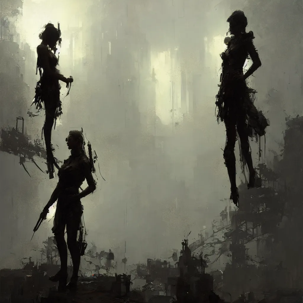 Image similar to fantasy, rule of thirds, intricate outfit, spotlight, by greg rutkowski, by jeremy mann, digital painting