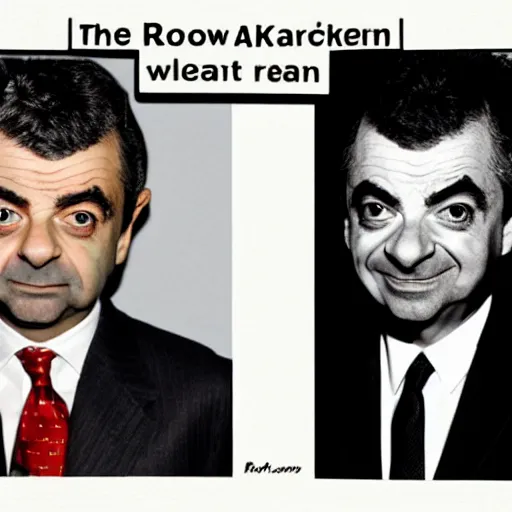 Image similar to the Rowan Atkinson diet (it's a lot of beans)