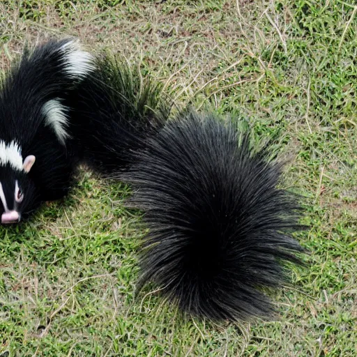 Image similar to a building sized skunk