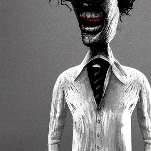 Prompt: eraserhead, by david firth