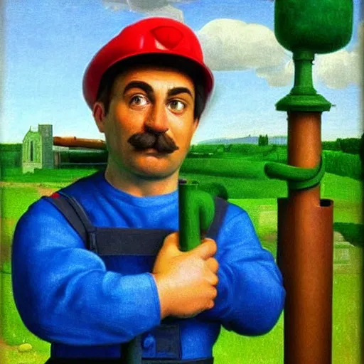 ▷ Painting Mario & Luigi by Chauvijo