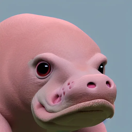 Image similar to photography of a realistic slowpoke animal, ultra detailed, 8 k, cinematic lighting, natural background, trending on artstation, pokemon