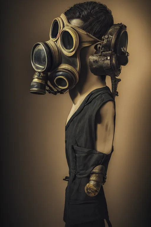 Image similar to people with gas mask stand on covvin, photorealistic, smooth, 4 k, aesthetic lighting, baroque object, hyperdetailed, professional photography, pullitzer winning, photo by : canon eos 5 d mark iv, by karah mew and adnan abidi