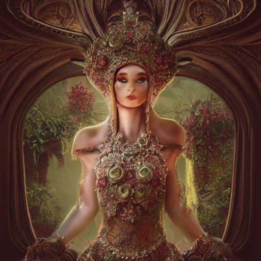 Prompt: ornate princess, breathtaking surreal intricate detailed octane render