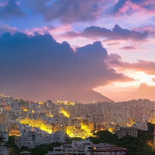 Image similar to Caracas Venezuela, 4K award winning photography lighting