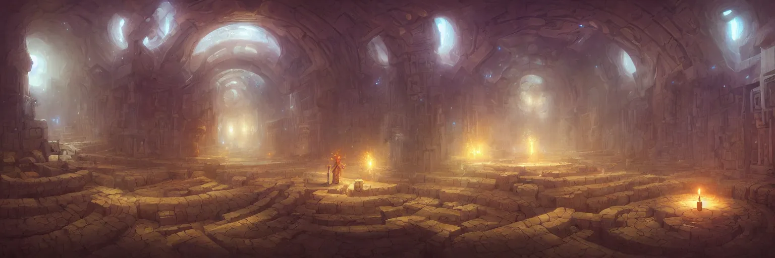 Prompt: The Labyrinth of Space and Time, by Andreas Rocha