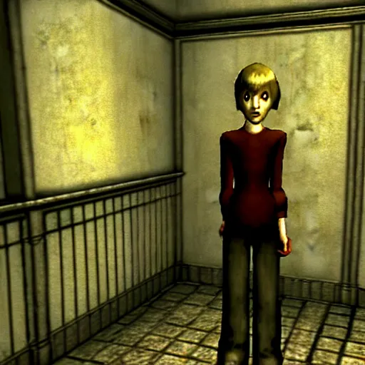 Prompt: Rule of Rose | PS2 horror | 1930 England | Abandoned Orphanage