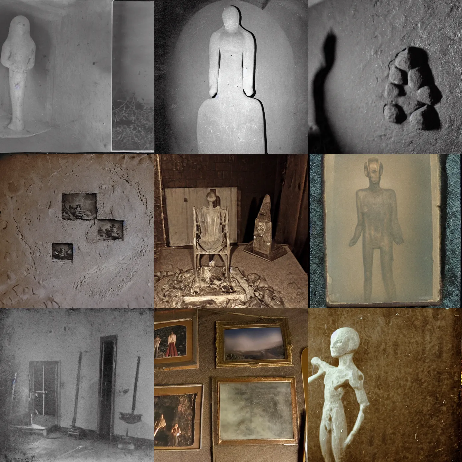 Prompt: photographs of an artifact that proves the existence of paranormal entities