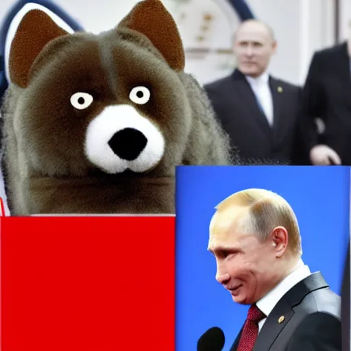 Prompt: Putin as a furry