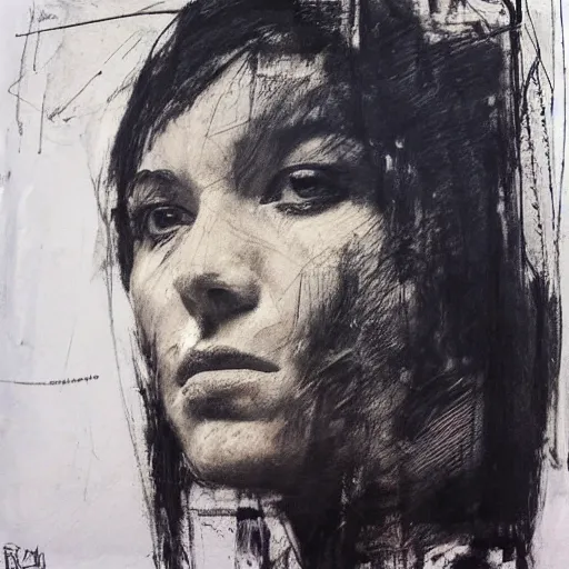 Image similar to Guy Denning, drawn by Guy Denning, Portrait of a woman