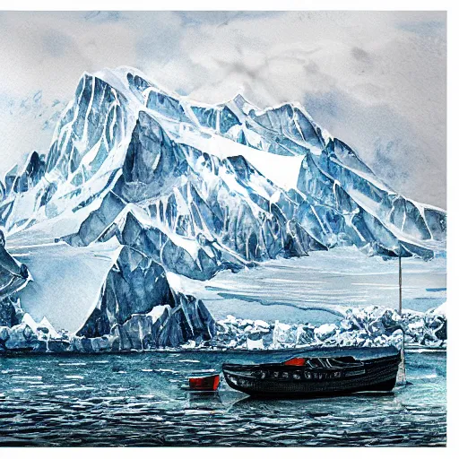 Prompt: splendorous and venerable Antarctica dynamic lighting, cinematic, establishing shot, extremely high detail, photo realistic, cinematic lighting, watercolor, intricate line drawings, 8k resolution