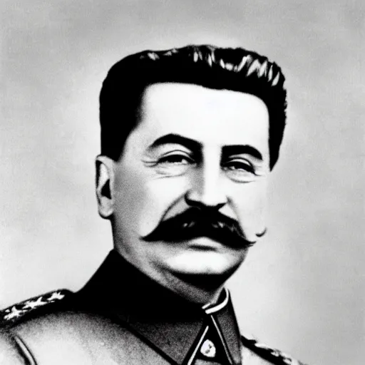 Image similar to portrait photo of stalin, elegant