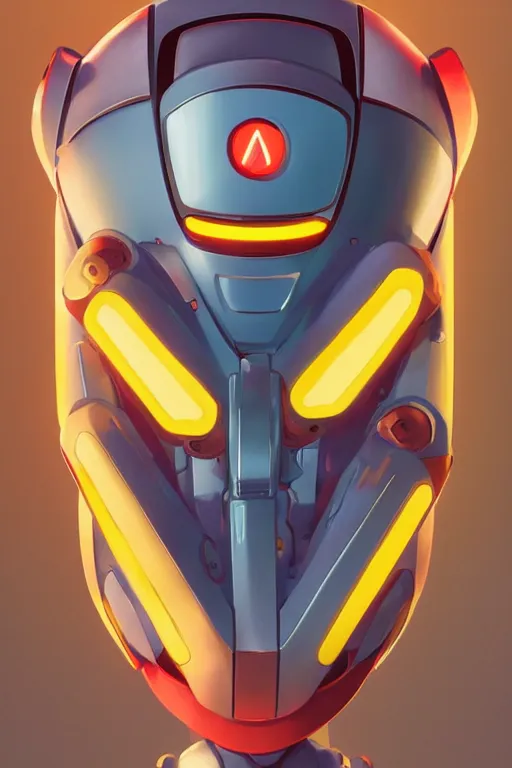 Image similar to metabots medabots medarotto medarot robot minimalist comics helmet mask neon cybereye, behance hd by jesper ejsing, by rhads, makoto shinkai and lois van baarle, ilya kuvshinov, rossdraws global illumination ray tracing hdr radiating a glowing aura