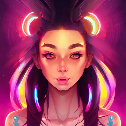 Image similar to a portrait of a beautiful raver, art by lois van baarle and loish and ross tran and rossdraws and sam yang and samdoesarts and artgerm, digital art, highly detailed, intricate, sharp focus, Trending on Artstation HQ, deviantart, unreal engine 5, 4K UHD image