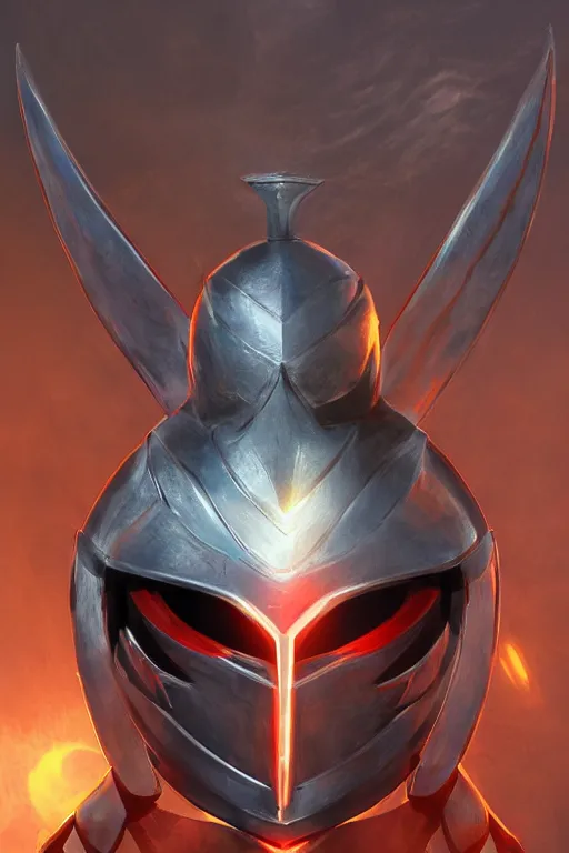 Image similar to helmet armor guardian destiny in witch queen illumination ray tracing hdr fanart arstation by sung choi robot ninja mask and eric pfeiffer and gabriel garza and casper konefal