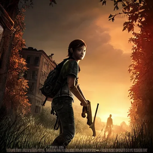 Prompt: last of us movie poster