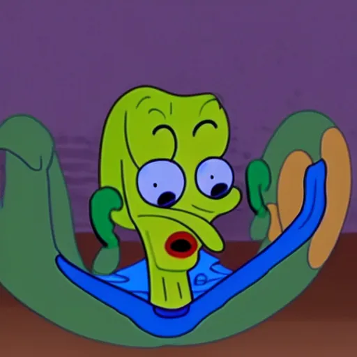 Prompt: squidward as Disney Charchater